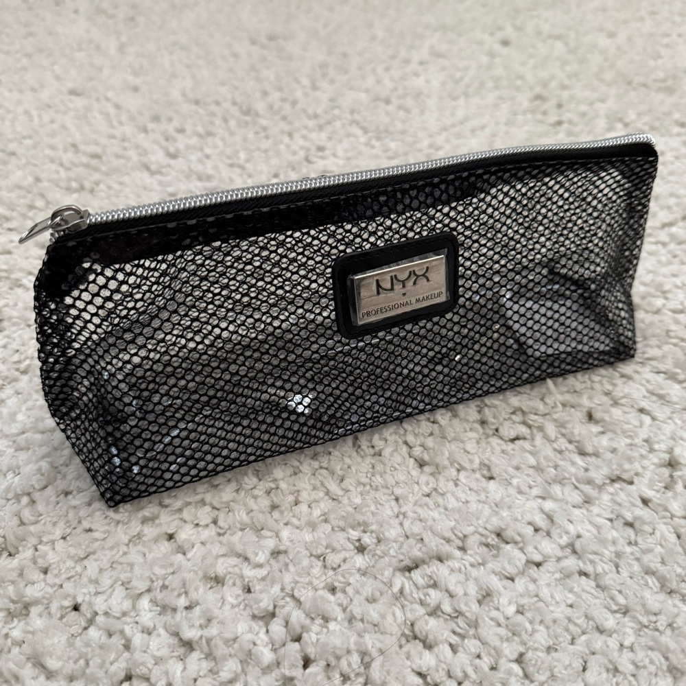 Transparent NYX makeup bag